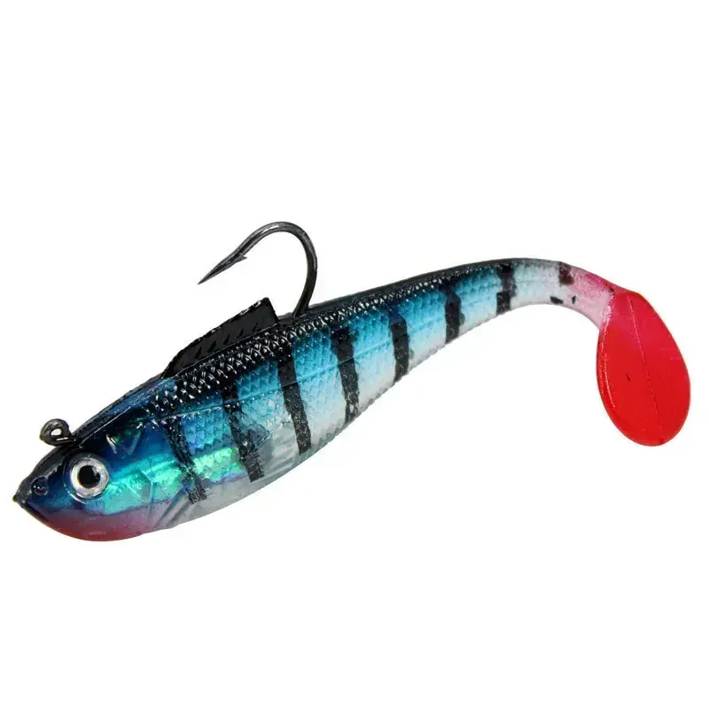 ALASICKA-cebo tipo Roadrunner para pesca en el mar salvaje, 5,5 cm, 8,5 cm, 11cm, 3g, 10g, 26g, cebo suave de plástico PVC, 1 Uds. - imagen 3