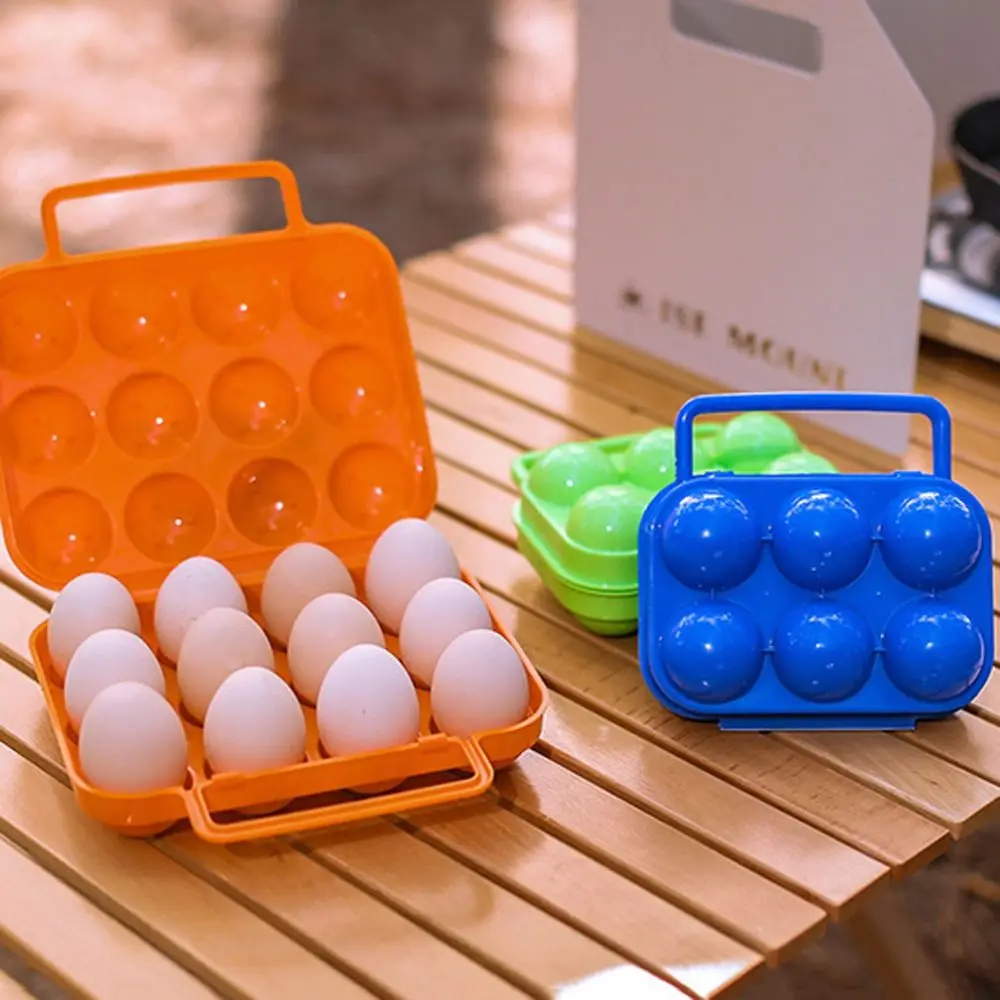 Caja organizadora portátil para herramientas al aire libre, contenedor de huevos de 6/12 rejillas, estuche para huevos para acampar, soporte para huevos, caja para huevos - imagen 5