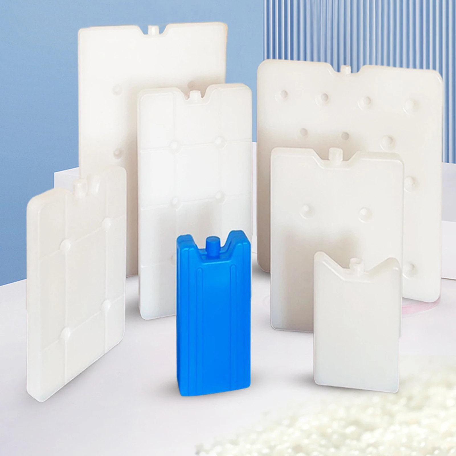 Paquete de hielo fresco para conservar alimentos al aire libre, paquetes de hielo congelados, caja de congelador de frutas y verduras, Picnic de Camping, caja de hielo de preservación de barbacoa - imagen 5