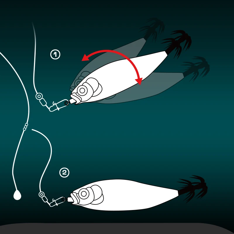 LETOYO 50mm/55mm cebo de calamar UV plantilla de calamar EGING cebo Artificial para Webfoot pulpo egi señuelo señuelo de pesca de sepia - imagen 5