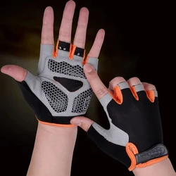 Goture S/M/L/XL guantes antideslizantes para ciclismo, guantes deportivos transpirables de medio dedo para bicicleta al aire libre, senderismo, 8 colores a elegir