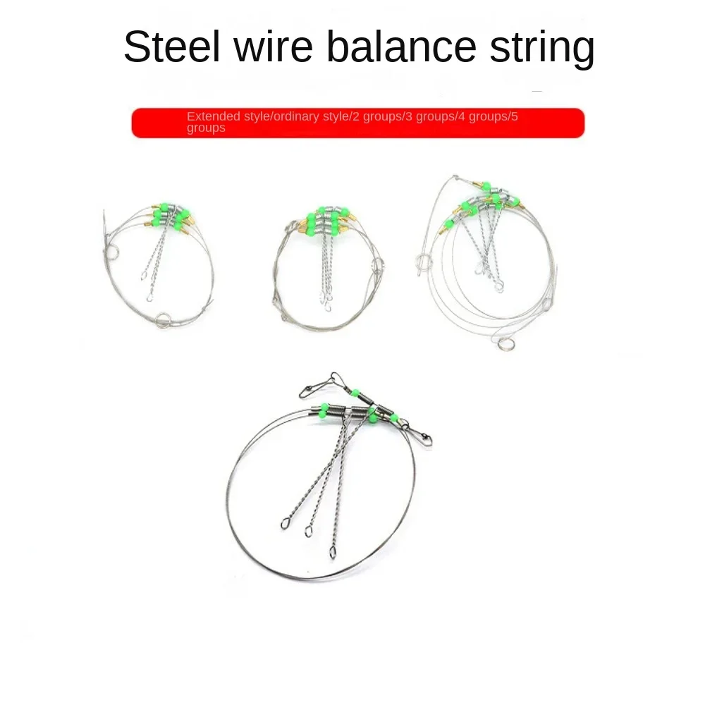 Anzuelos de pesca cuerda giratoria antibobinado alambre de pesca líder de alambre de acero inoxidable anzuelos líder de alambre - imagen 2