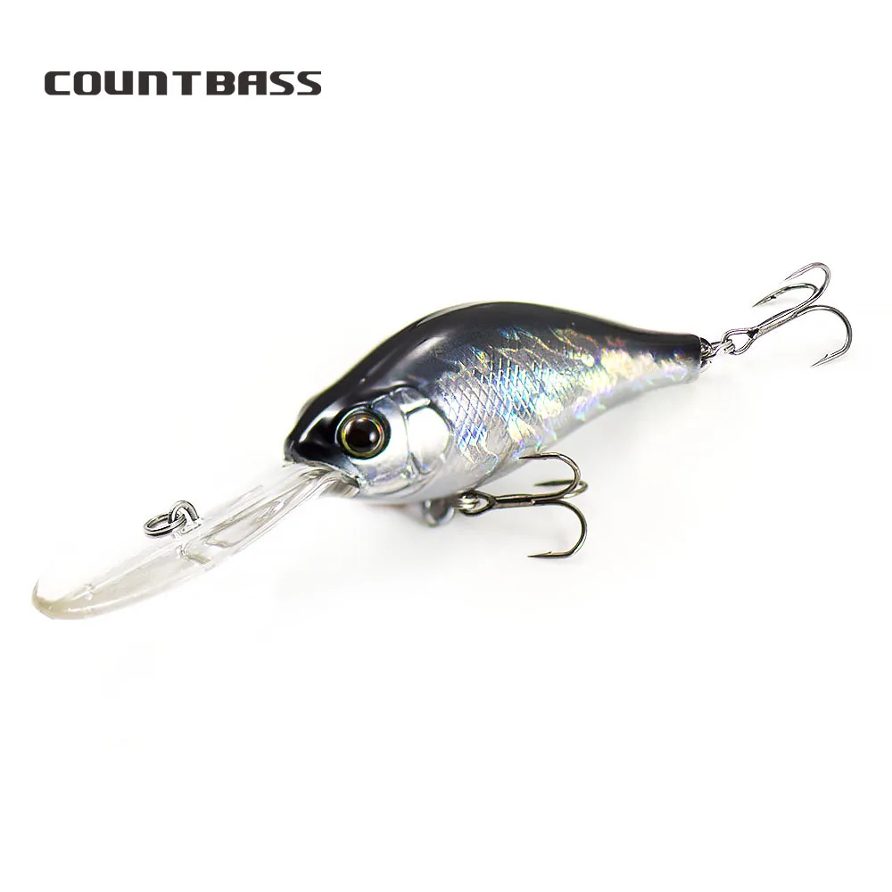Countbass Hardbaits 65 mm 2-1/2" 14,5 g 1/2 oz. Buceo 4m 13' flotante profundo Crankbait Hard Leurres Wobbler Señuelos de pesca