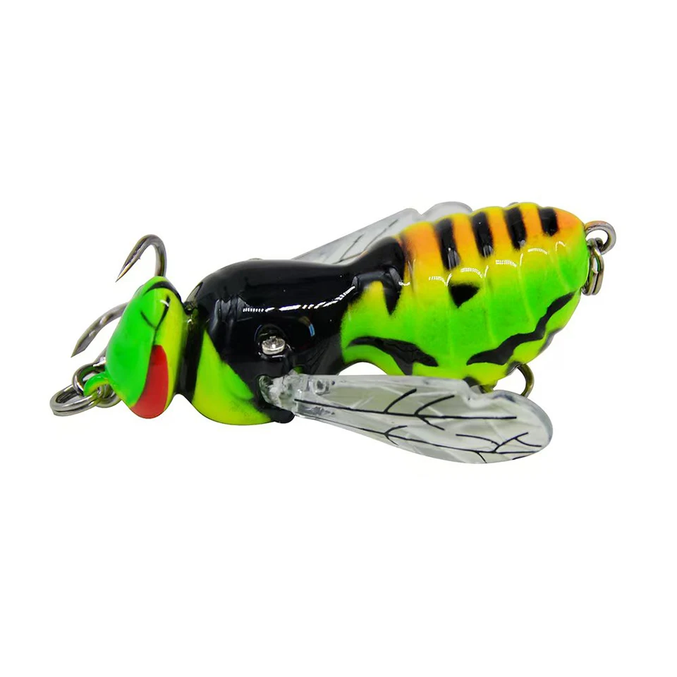 WALK FISH 4,5g 40mm cebo flotante para peces columpio insecto cebo duro Lucio lubina cebo biónico Artificial pesca océano lago equipo de pesca - imagen 3