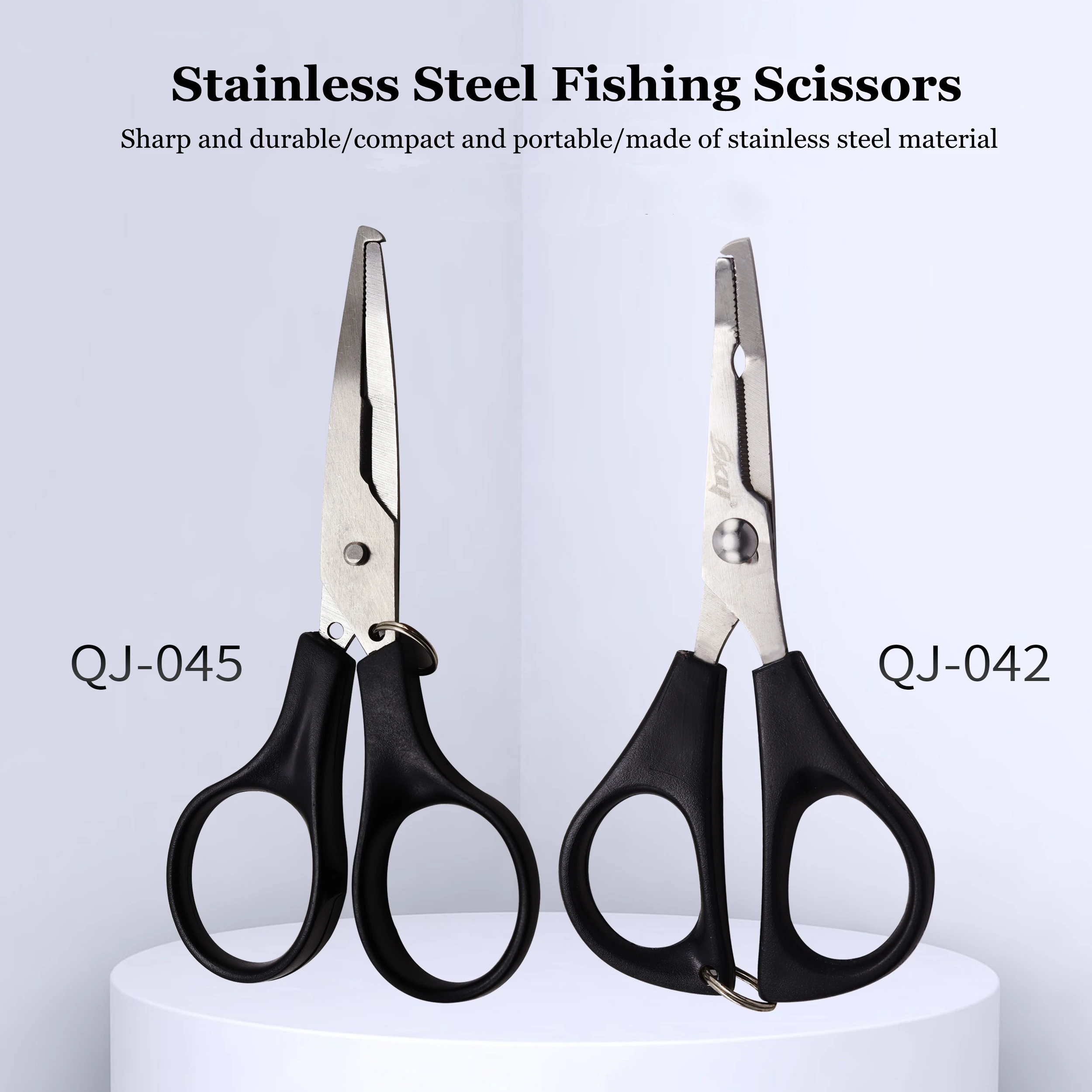 ZYZ-tijeras de pesca multifuncionales de acero inoxidable, cortador de línea de Pe, herramienta de uso de pesca de bucle abierto, 1 ud. - imagen 5