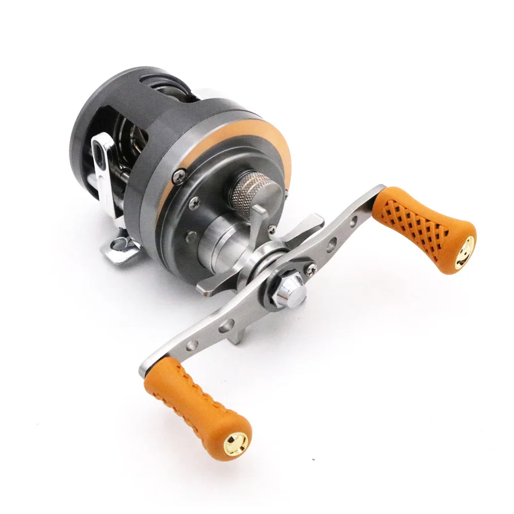 Carrete de Baitcasting AKS51, carrete de tambor de Micro objeto, todo de Metal, carrete giratorio 11 + 1BB 6,2: 1, carrete de pesca de alta velocidad, nuevo - imagen 4