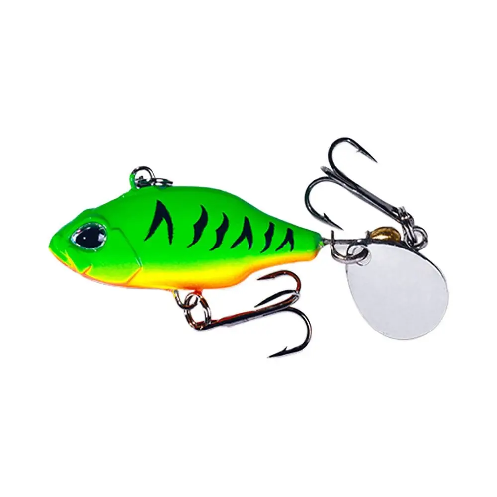 Señuelo de pesca Mini VIB de Metal con cuchara, aparejos de pesca, Pin Crankbait, vibración, Spinner, hundimiento, 5,2 CM-8,5G, 2 unidades - imagen 2