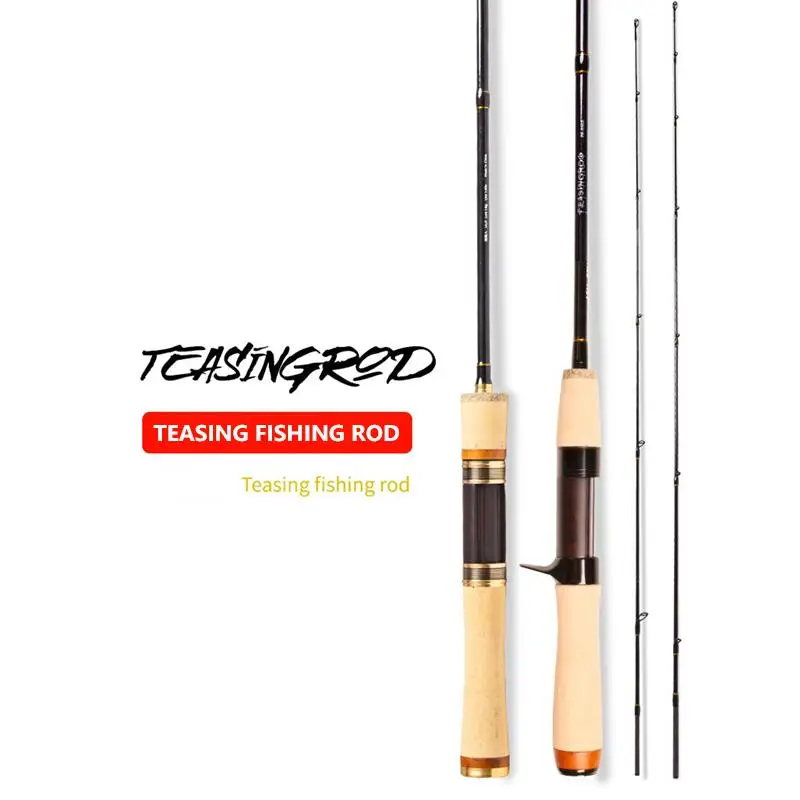 Caña Giratoria Mavllos TEASING BFS – Carbono ligero para lubina ultralight
