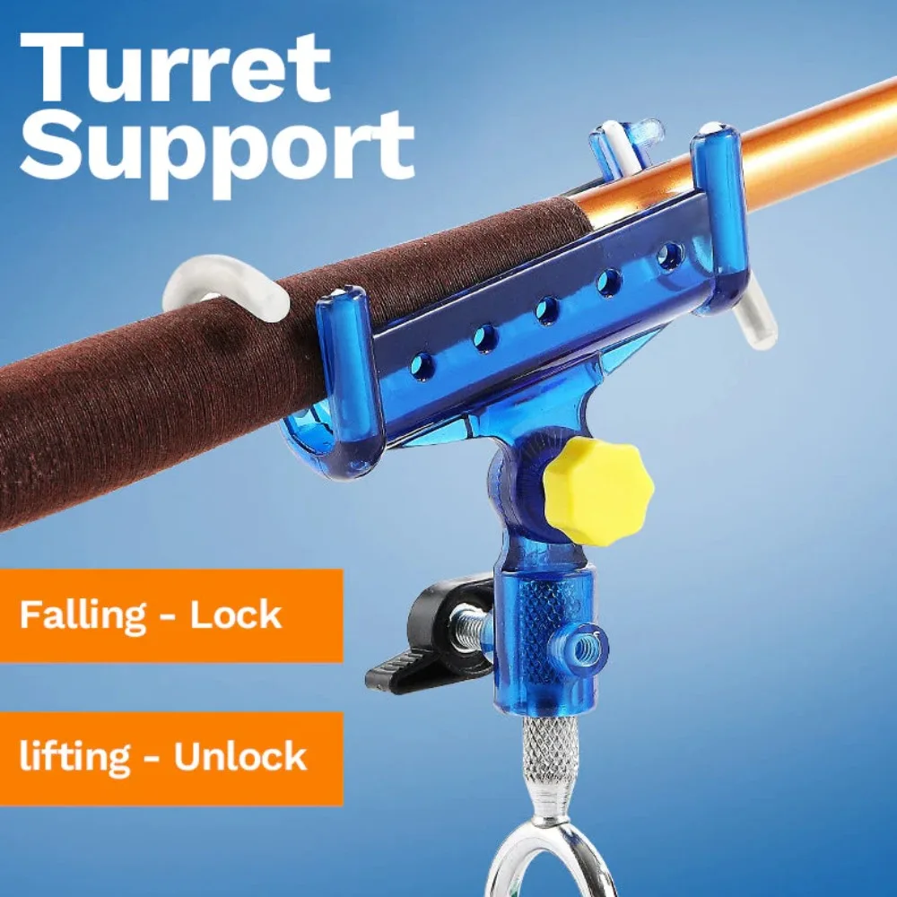 Soporte ajustable soporte para caña de pescar de acero inoxidable estante de pesca soporte de torreta autoblocante - imagen 4