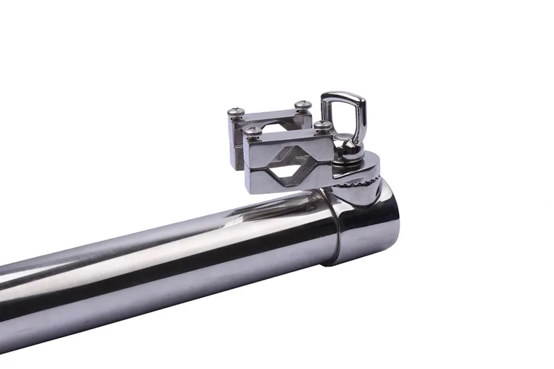 Accesorios para barcos, soporte para caña en ángulo marino 360, montaje en cubierta, soportes para caña de pescar de acero inoxidable 316 extraíbles ajustables - imagen 5