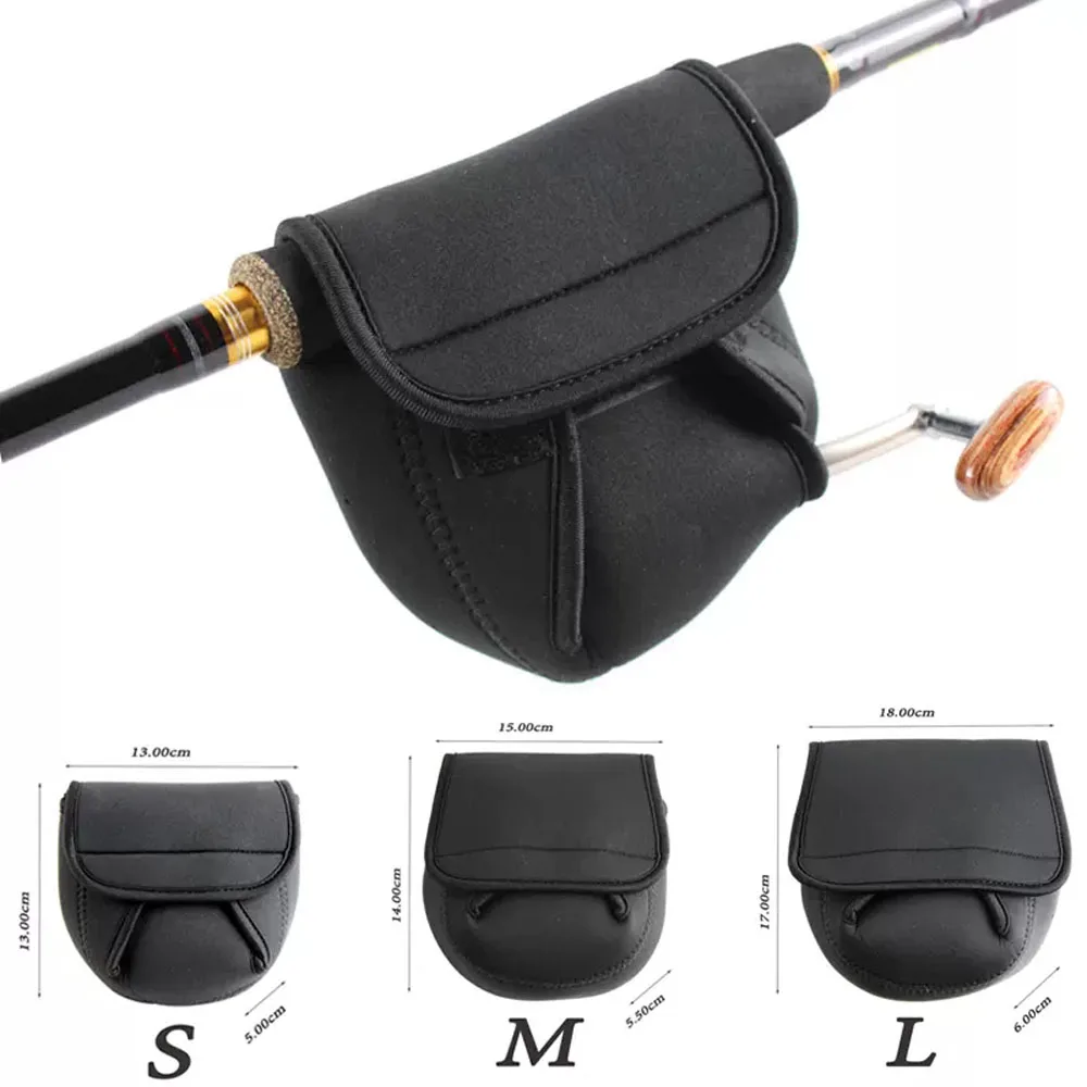 Bolsa para carrete giratorio, juego de funda protectora para guante de pesca, compatible con 500, 1000, 3000, 5000, 8000, Etc. Aparejos de rueda de señuelo - imagen 2