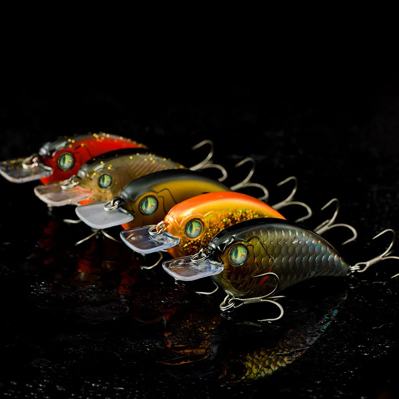 Señuelo flotante para pececillos, anzuelos triples, aparejos de pesca, Swimbait, Crankbait, Isca, 71mm/9g, 1 piezas - imagen 4