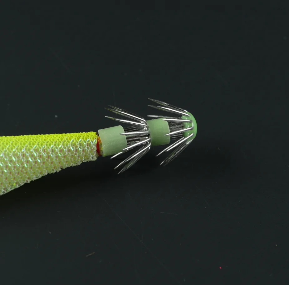 Señuelos de luz para calamar y camarón de madera – pesca nocturna - imagen 5