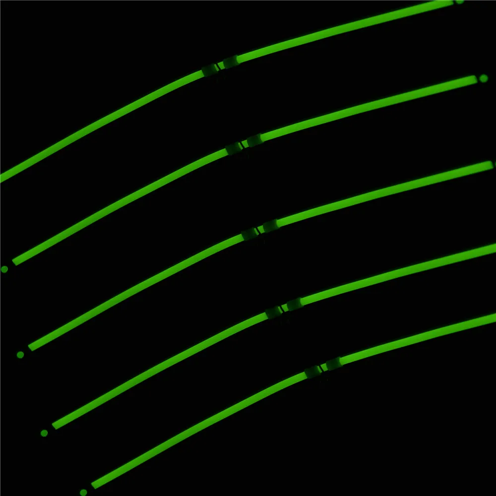 Línea de guía de pesca de 20/40 piezas, cable giratorio de 3 vías en forma de T, luminoso, aparejo de pesca para surf - imagen 5