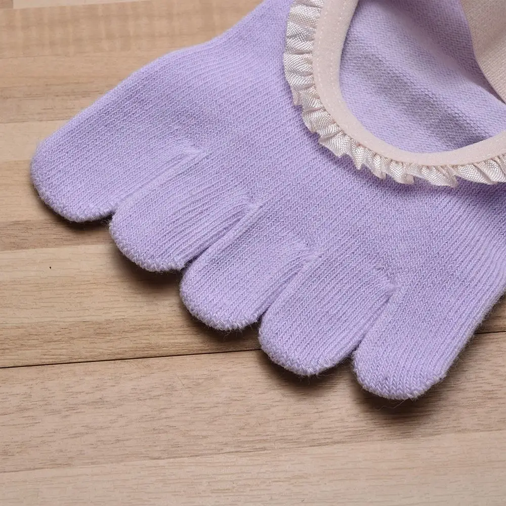 Calcetines antideslizantes de cinco dedos, transpirables de algodón - imagen 4