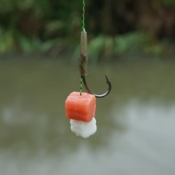 Hirisi MA104 Vinilos de silicona flotantes cebos para pesca carpa