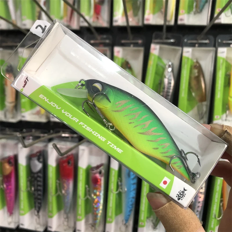 8007 8cm11g1PCS Luretv agua flotante Mino X-80JR cebo falso de largo alcance centro de gravedad turnos boca superior lubina - imagen 3