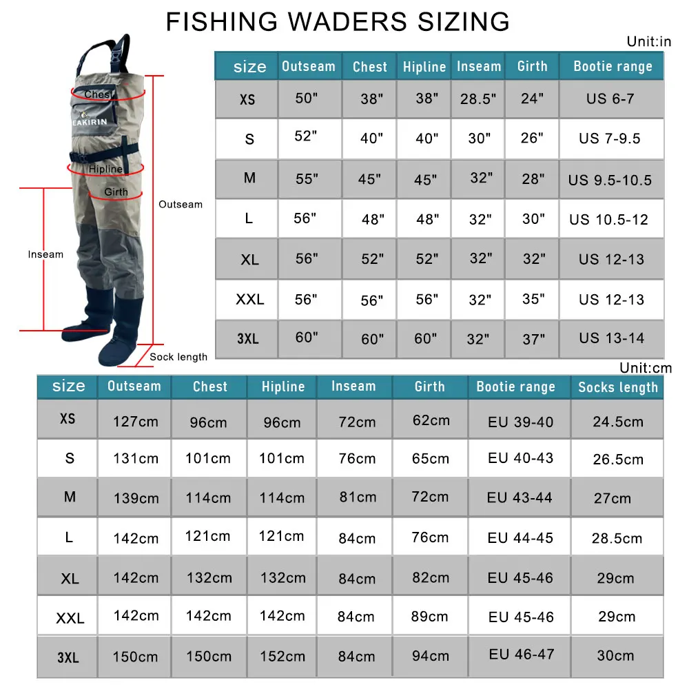 Botas de pesca impermeables de 4 capas para hombre, ropa de caza para vadear seco en río con protector de grava de neopreno, protege - imagen 3