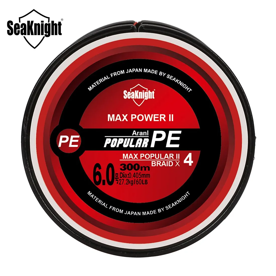SeaKnight-sedal de pesca TriPoseidon de 4 hebras, multifilamento de 300M, línea trenzada de PE, pesca de carpa suave, 15lb, 20lb, 25lb, 30lb - imagen 4
