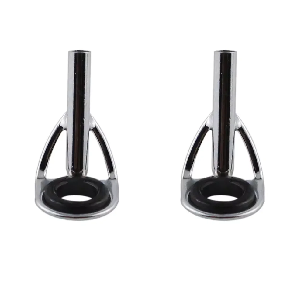 100 unids/set 10 tipos de diámetro guías de caña de pescar anillo de agua salada para Pesca al aire libre Pesca Iscas herramientas accesorios de aparejos de Pesca - imagen 4