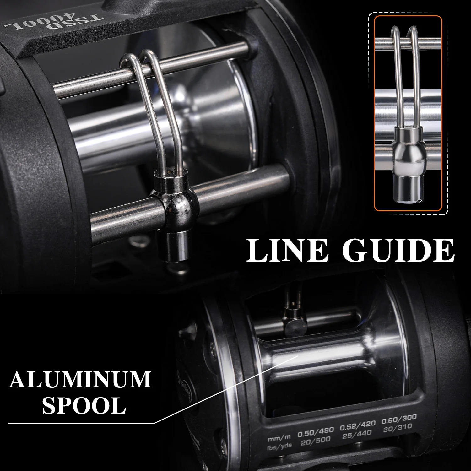 Descubra la precisión y la durabilidad de nuestro carrete de aluminio de alta calidad diseñado para un rendimiento de pesca óptimo