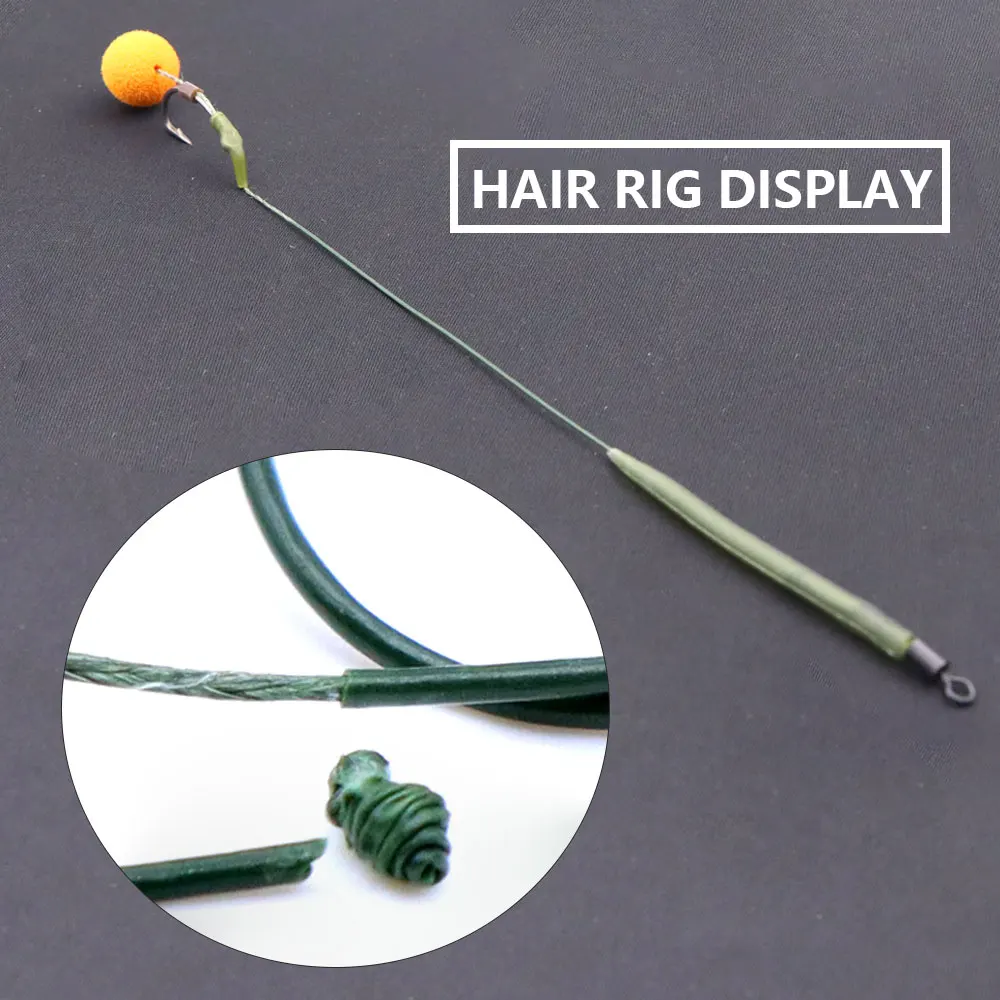 Línea de pesca de carpa de 10m, 8 hebras trenzadas recubiertas, línea trenzada suave para el cabello, accesorios de aparejo de carpa, aparejos de 15LB/25LB/35LB - imagen 4