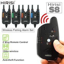 HIRISI S8 Alarma mordedura carpa inalambrica con mando