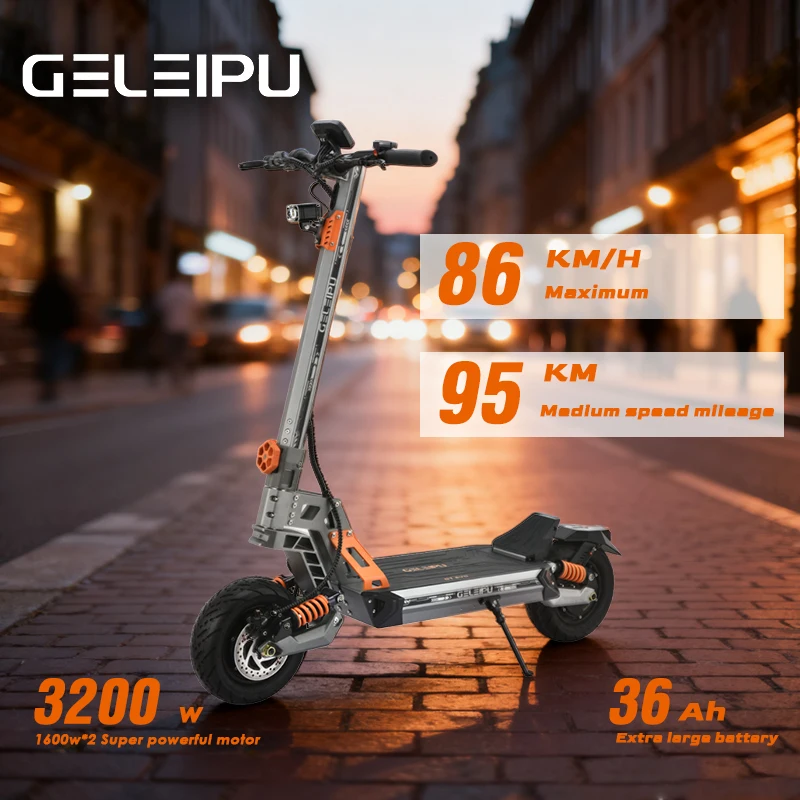 Patinete eléctrico GELEIPU GT EVO – Motor dual todoterreno - imagen 2