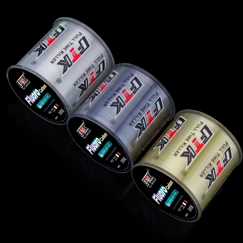 FTK-sedal de pesca con revestimiento de fluorocarbono, 500M, 0,14mm-0,5mm, 4,13lb-34,32lb, línea líder de fibra de carbono, accesorios para Señuelos de Pesca - imagen 2