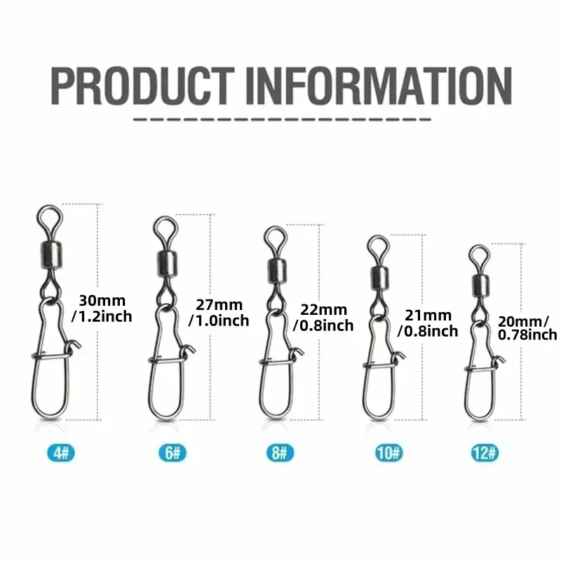 Delysia King 50/100/200 piezas anzuelos de pesca accesorios de pesca - imagen 3