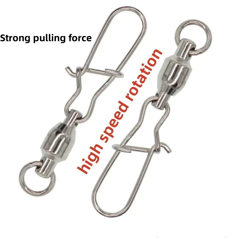 Conectores de anillo de alta velocidad, accesorios de pesca, 50 paquetes - imagen 4