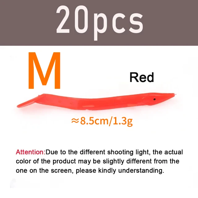 20pcs Red M