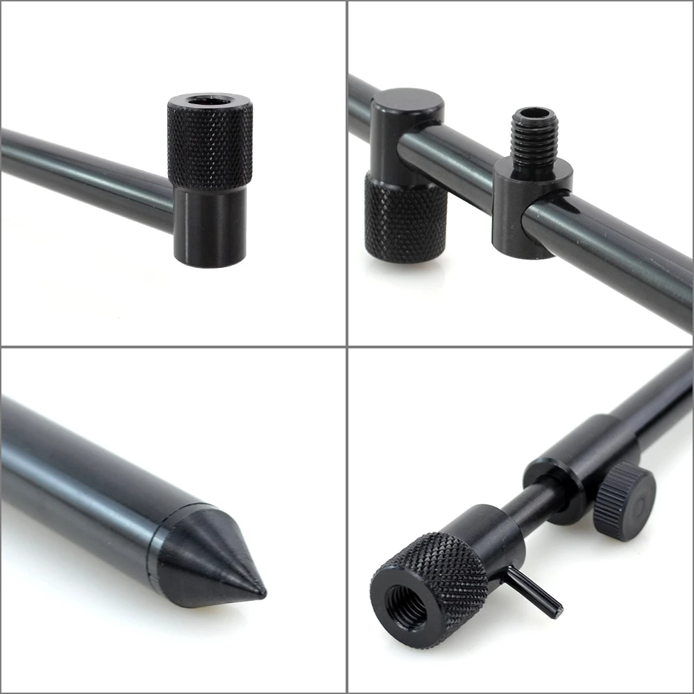 Hirisi barras de zumbido para pesca de carpa, 3 cañas de pescar, palos de banco, soporte de vaina, accesorios de pesca - imagen 5