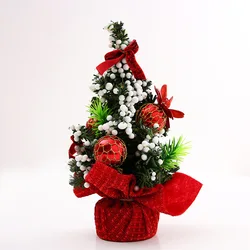 Mini Árbol de Navidad Decorativo para Escritorio y Hogar