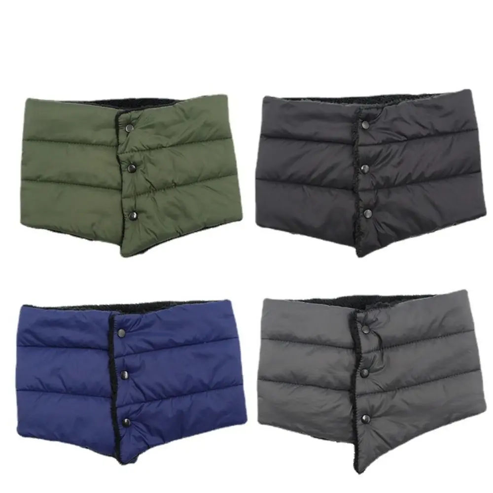 Cálido cuello cálido bufandas de invierno diseño de moda cálido terciopelo abajo bufanda impermeable a prueba de viento pañuelo para la cabeza al aire libre - imagen 3