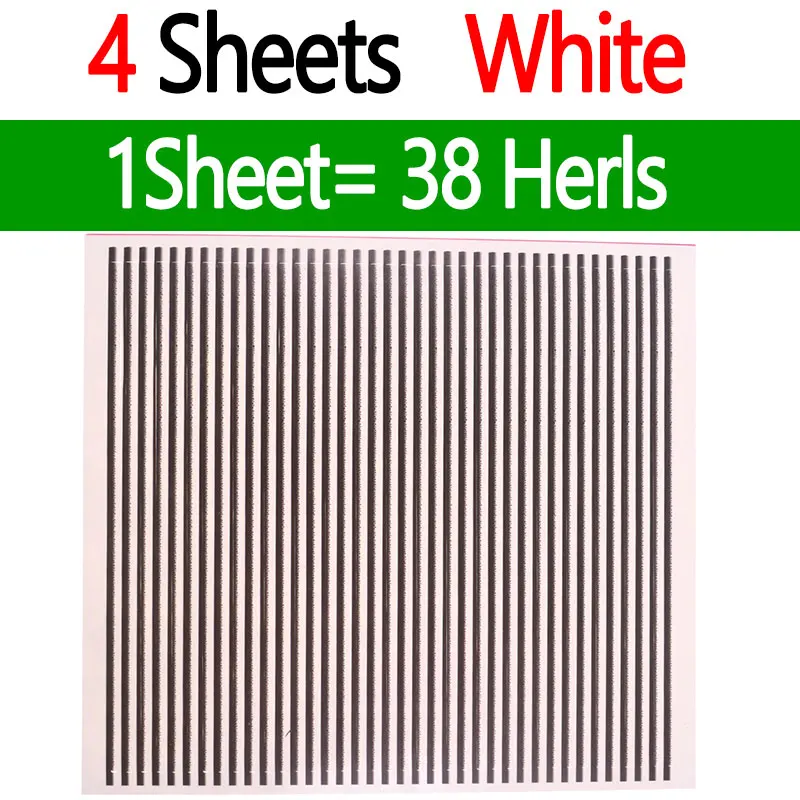 4 Sheets White