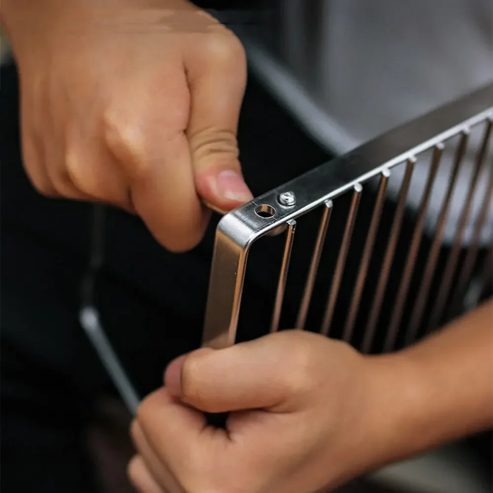 Soporte plegable portátil para parrilla de barbacoa y acampada, olla de acero inoxidable, estante para parrilla, quemador, soporte para estufa para cocina de Picnic - imagen 4