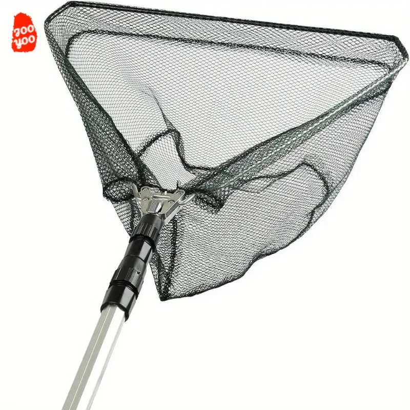 Red de pesca de aleación de aluminio de primera calidad, mango telescópico para agua dulce y salada, accesorios de pesca - imagen 3