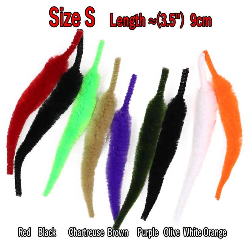 Wifreo-cola de chenilla para atar moscas, accesorio Magnum Dragon Tails Pike Mustky Steelhead, serpiente voladora de agua salada, 5 uds./PA L - imagen 5