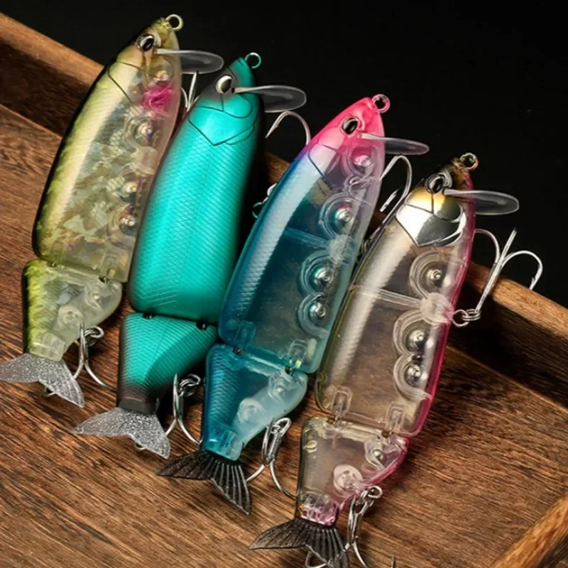 TSUYOKI SwimBaits 2024 33g/60g señuelo de pesca articulado lubina flotante Lucio cebo de pesca aparejos Drt Klash Swimbait señuelo Jerkbaits - imagen 5