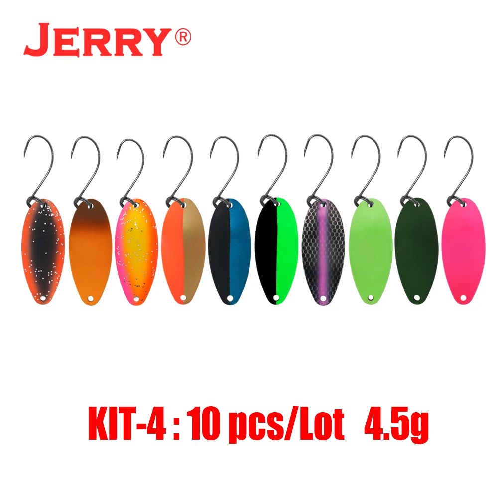 Jerry serpiente trucha señuelo cuchara de Metal cebo 2,5g 3,7g 4,5g Pesca de agua dulce de Pesca de la carpa cebo de Pesca lubina cebo - imagen 5