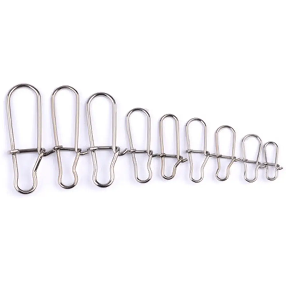 Giratorios barril acero inoxidable 12-33,5 mm cierre rápido para pesca