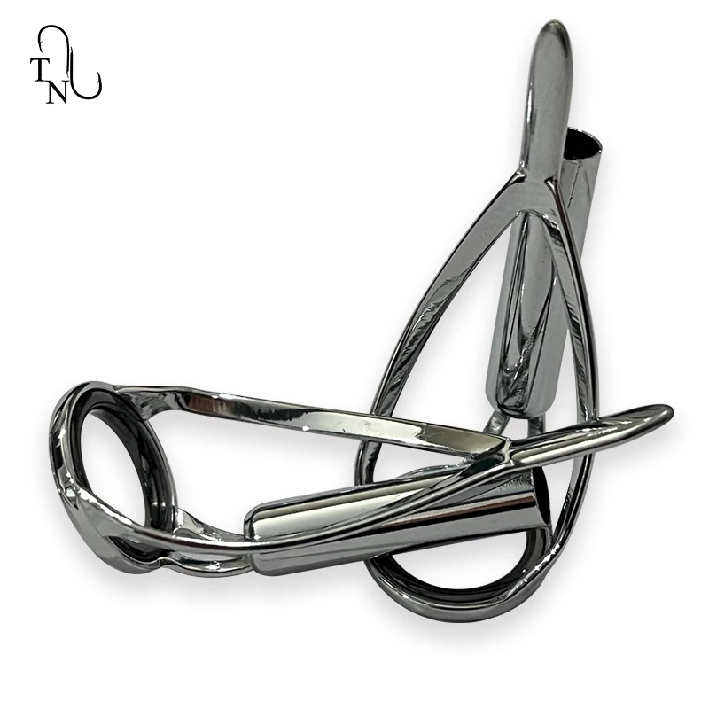 TN13 CRLST 5 uds guías de punta de pesca guías de caña de pescar de construcción anillo SIC Kit de reparación de agua salada para accesorios de repuesto de pesca - imagen 4