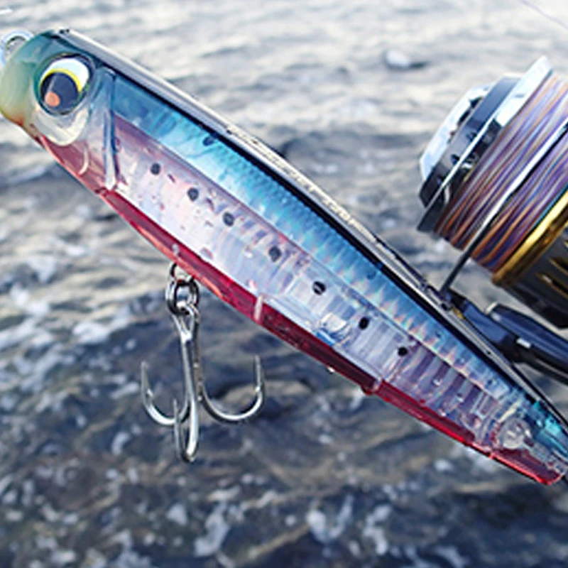 Sistema de superficie de cebo de escalada de onda de Pesca de Mar DUEL, 45 gramos, golpea la ola de agua y acuesta en el barco para atrapar - imagen 3