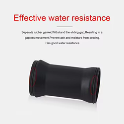 Soporte inferior BB 1,37x24T, rodamientos de soporte inferior ligeros de 68-73mm, aleación de aluminio + soporte inferior de nailon, accesorio para bicicleta