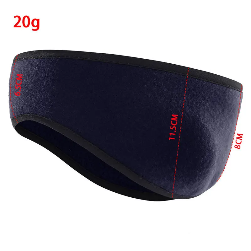 Diadema de protección para los oídos de lana cálida para invierno, deportes al aire libre, a prueba de viento y frío, protección para la frente de ala ancha, cinco botones - imagen 2