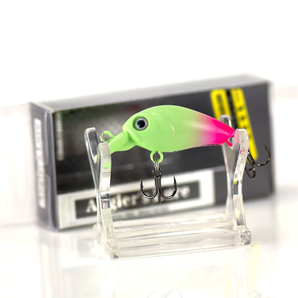 Señuelos duros de plástico de 36mm, 1-3/8 ", 4,3g, 1/8 oz. Crankbaits de hundimiento, cebos de pesca, Crankbait, Wobblers, Plug, señuelo de pescado de agua dulce - imagen 3