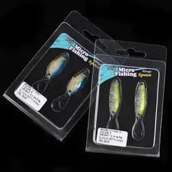 Goture cucharas ondulantes de metal para lubina y trucha