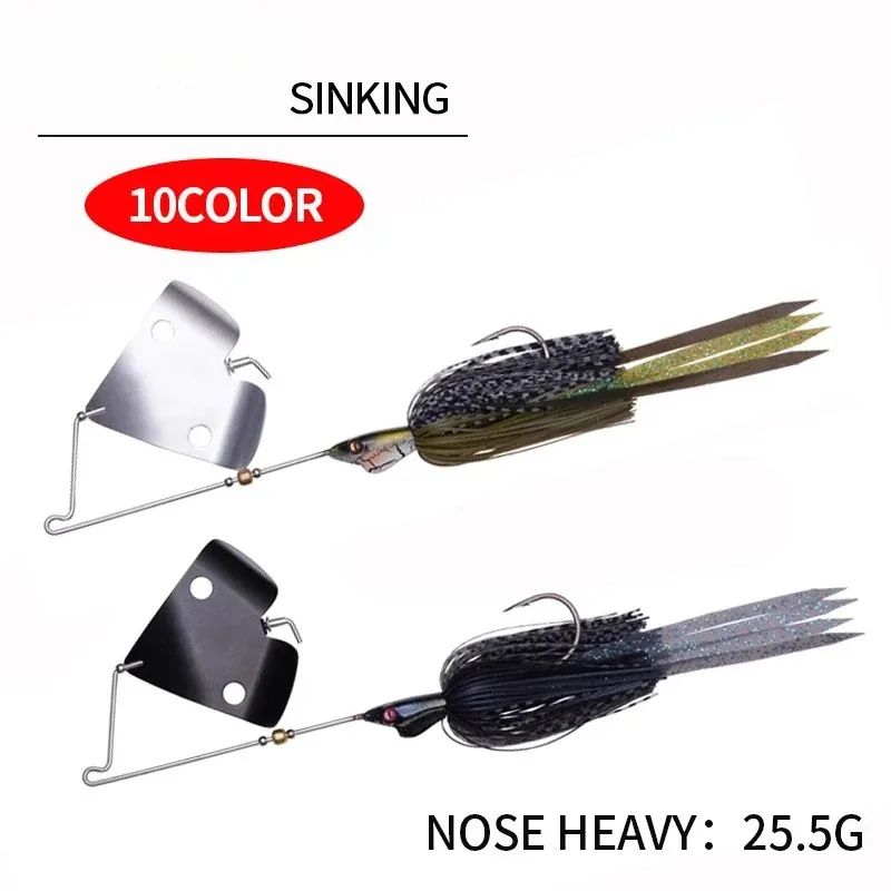 Señuelo Jig hundido V-flat Hover-cup para lubina y bagre - imagen 5