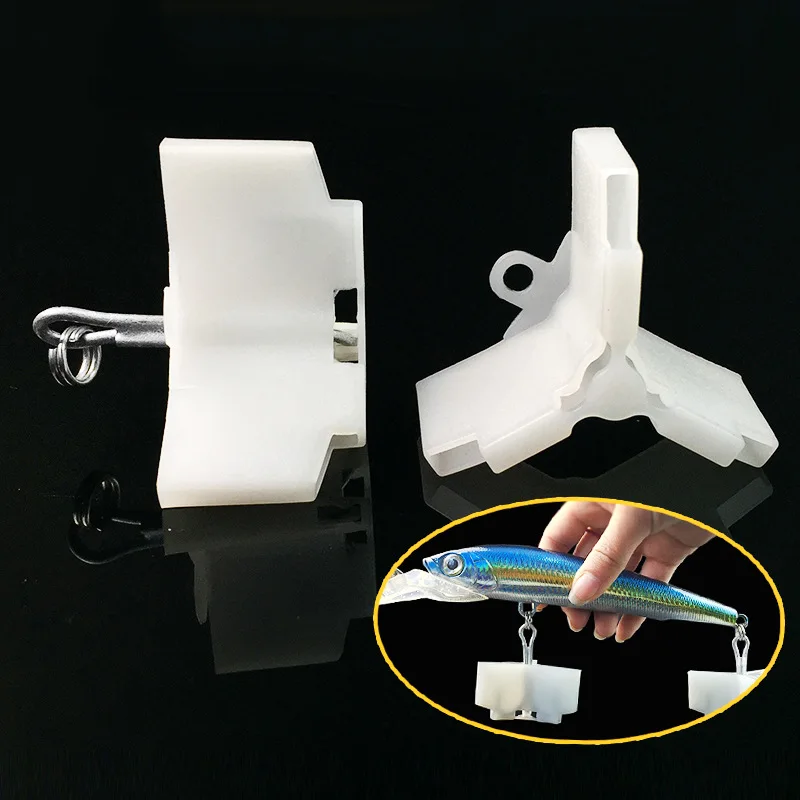 Estuche protector para anzuelos de pesca Protector para anzuelos triples blancos 1 #   2 #   3 #   4 #   5 #   Chaqueta Tackle Accesorios Lote 50 Piezas - imagen 4